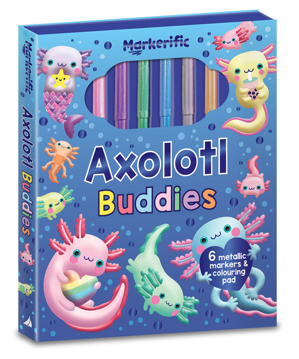 Markerific - Activity Folder - Axolotl Buddies