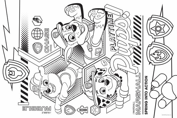 PAW Patrol - Giant Poster Colouring
