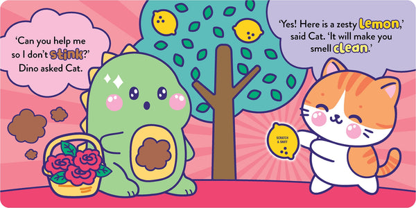 Scratch & Sniff Board Book - The Stinky Dinosaur