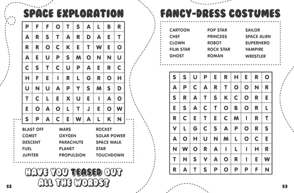 Brain-Busting Puzzles for Kids - Word Search