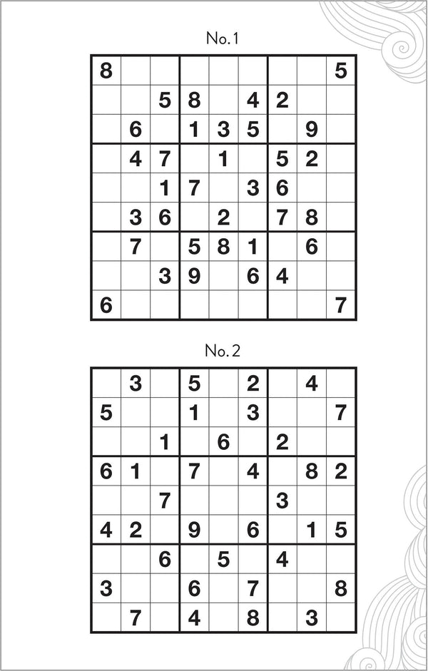 Mindful 600 Puzzles - Sudoku - Green Ombre