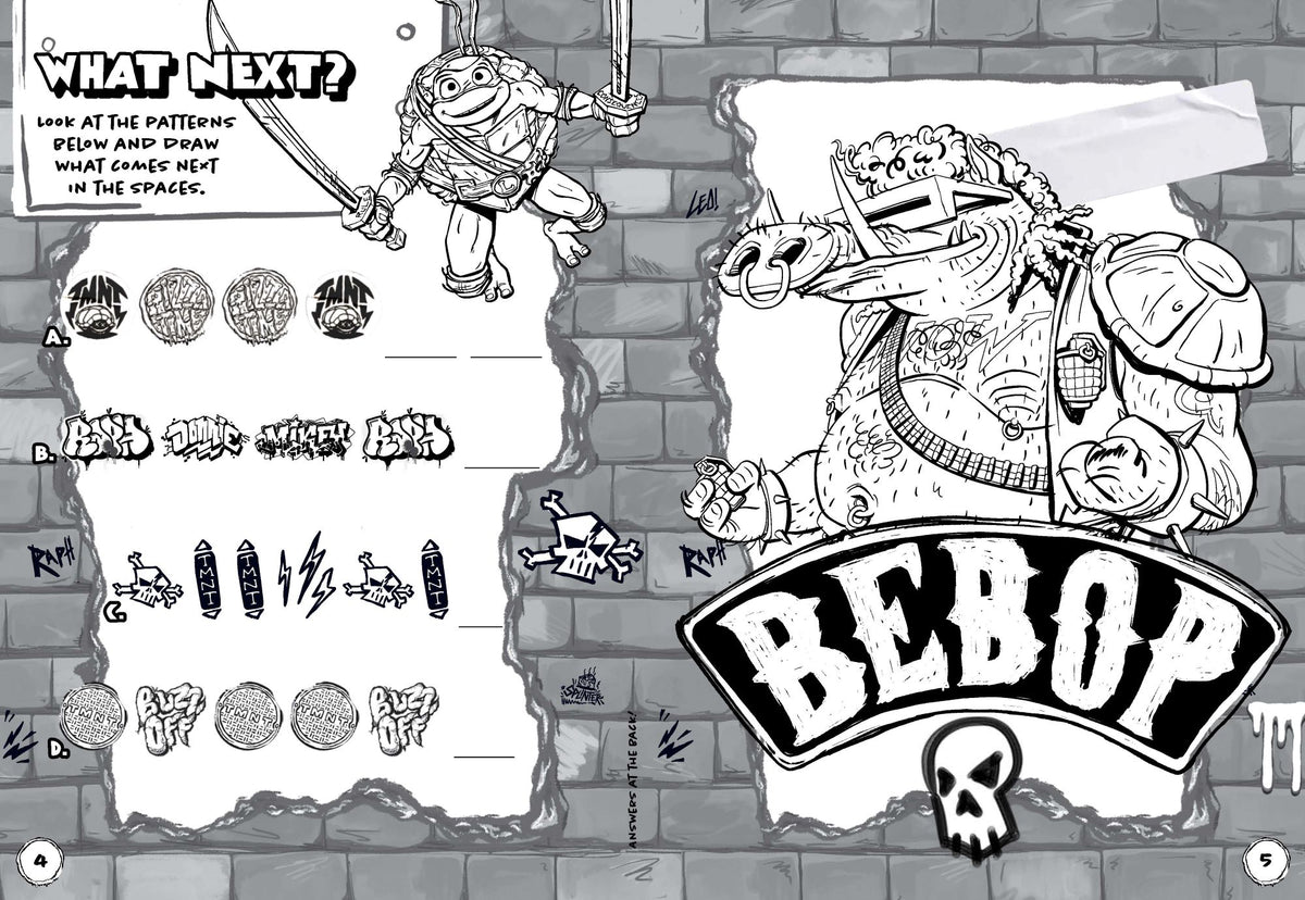 TMNT Mutant Mayhem - Colouring Book – Lake Press