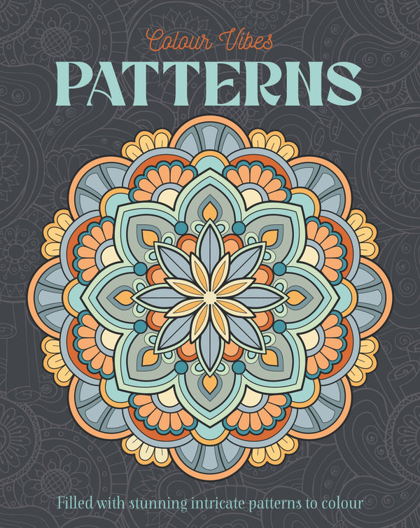 Colour Vibes - Adult Colouring Book - Patterns