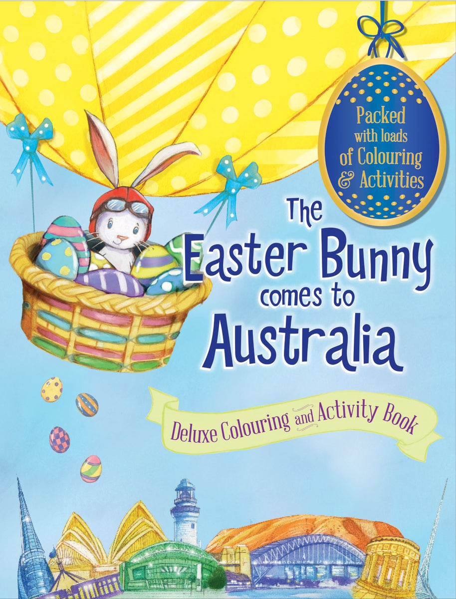 Easter Bunny Aus Colouring