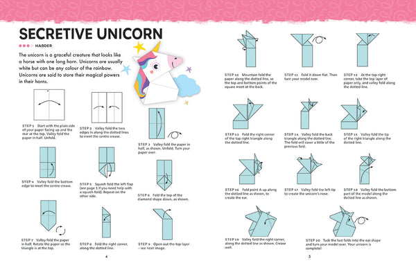 Origami Activity Book - Enchanted