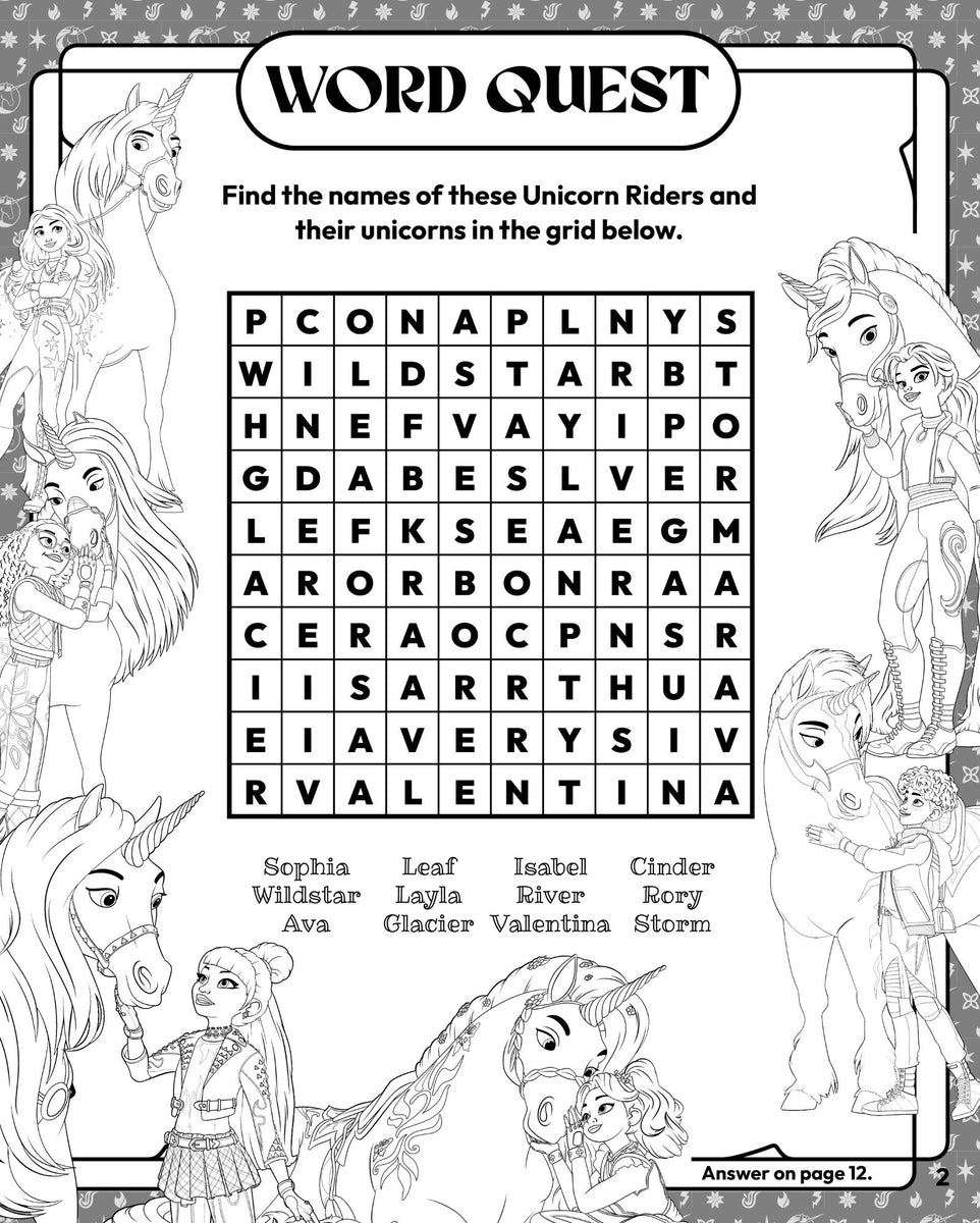 Unicorn Academy - Activity Fun Pack – Lake Press