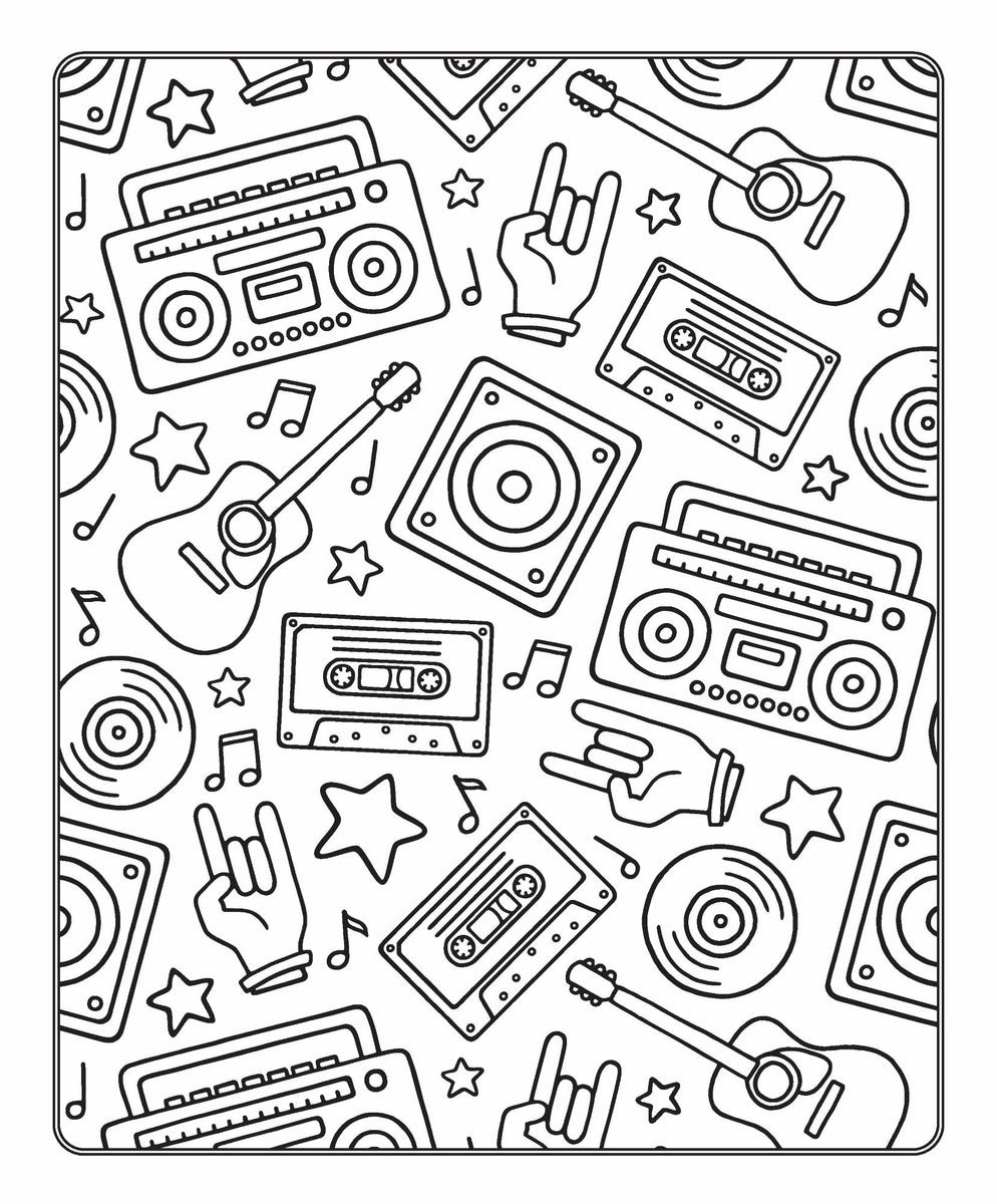 Markerific - Activity Folder - Neon Vibes – Lake Press