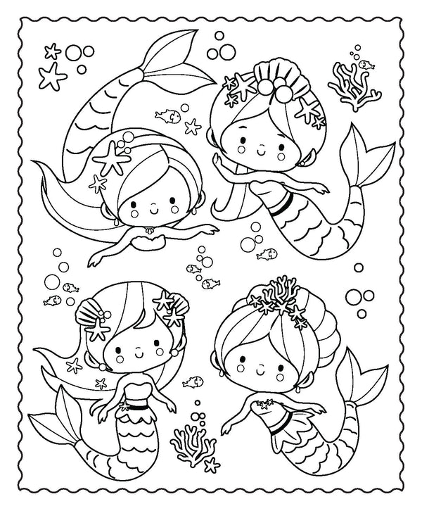 Markerific - Activity Folder - Mermaid Metallics