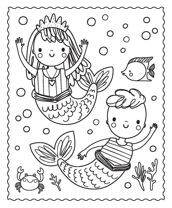 Markerific - Activity Folder - Mermaid Metallics