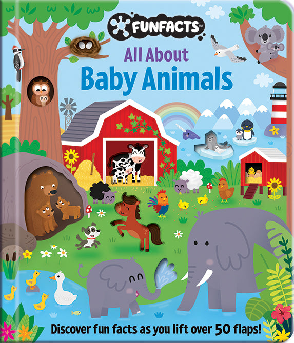 FunFacts - Lift the Flap Board Book - Baby Animals