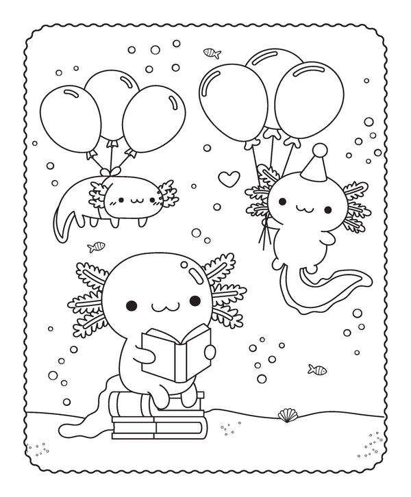 Markerific - Activity Folder - Axolotl Buddies