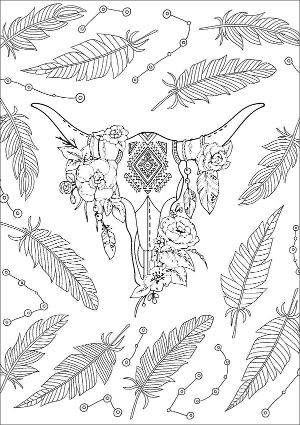 Mindful Colouring - Free Spirit