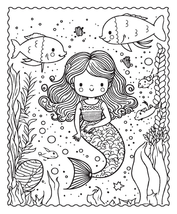 Markerific - Activity Folder - Mermaid Metallics