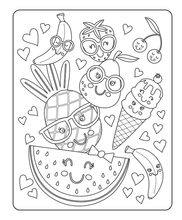 Markerific - Activity Folder - Frutti Friends