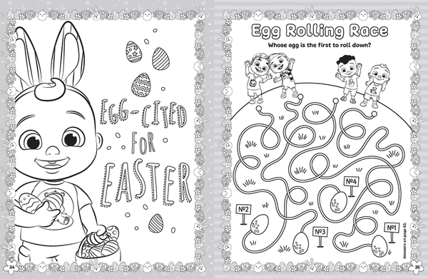 CoComelon - Mega Colouring Book - Easter
