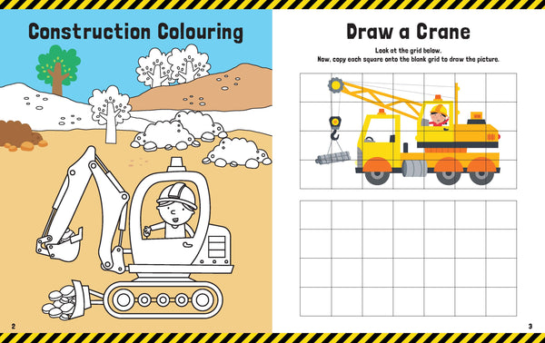 Trucks & Diggers - Puffy Sticker Book