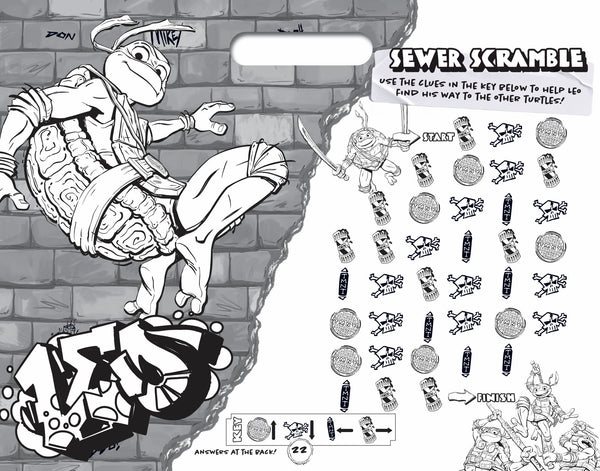 TMNT Mutant Mayhem - Giant Activity Pad