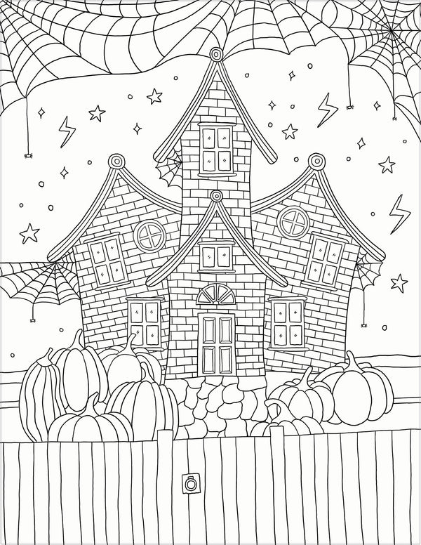 Gem Sticker Colouring Book - Trick or Treat
