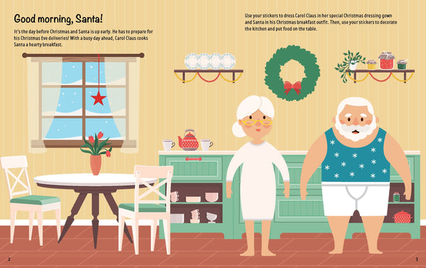 Sticker Dress-Up - Santa & Friends