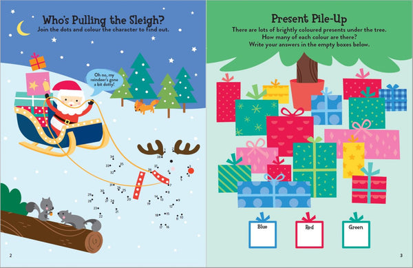 Santa & Friends Christmas Chaos Puffy Sticker Book