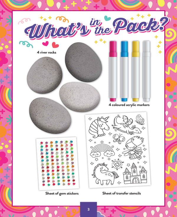 Book & Kit - Creative Station - Enchanted Rock Art