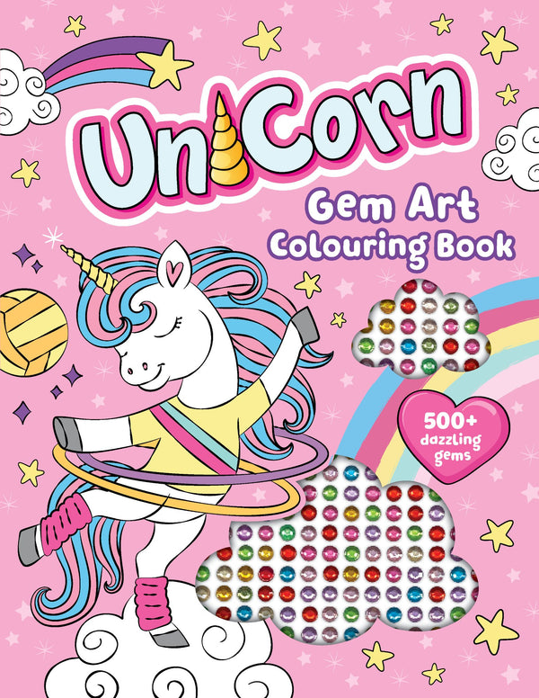 Gem Art Colouring Book - Unicorn