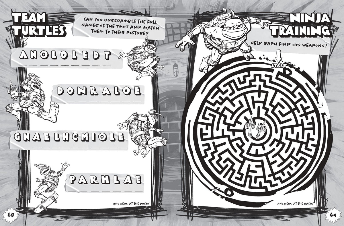 TMNT Mutant Mayhem - Jumbo Colouring Book – Lake Press