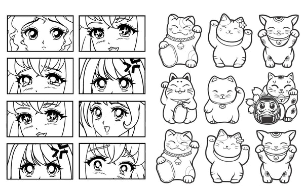 Wall Art - Manga Colouring (FSC)