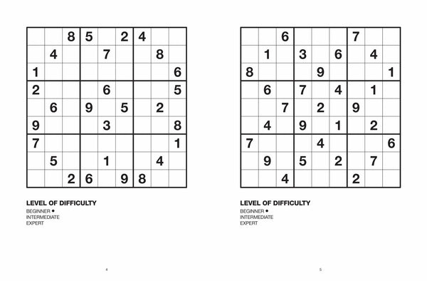 Geometric Large Print Puzzle Book (128pp) - Sudoku