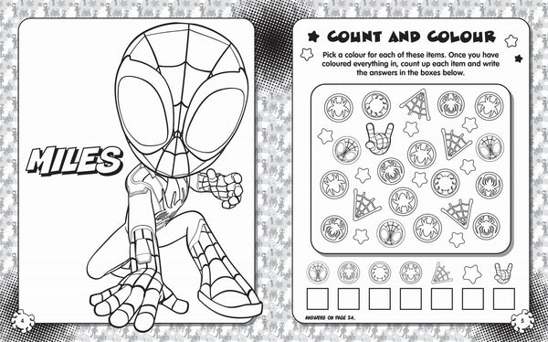Spidey and His Amazing Friends - Activity Fun Pack - Glow We bs Glow