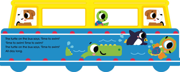 Mini Me - Shaped Board Book - The Wheels on the Bus