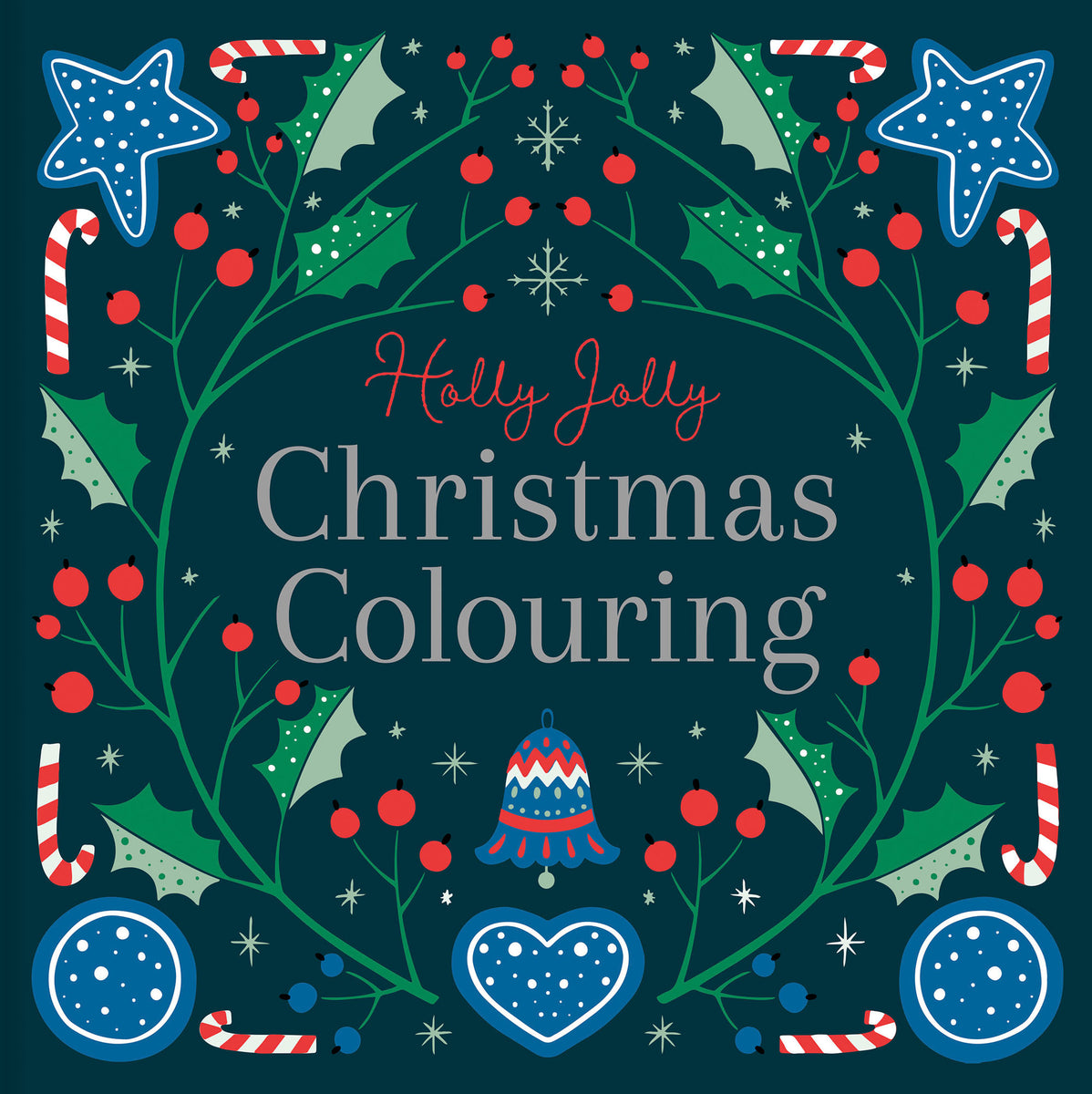 Christmas Colouring Book - Holly Jolly