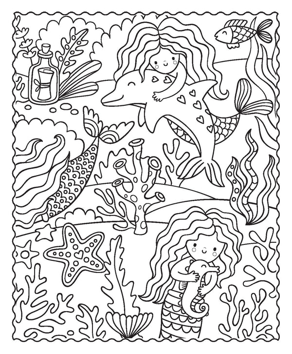 Markerific - Activity Folder - Mermaid Metallics