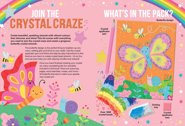 Book & Kit - Crystal Craze Butterfly