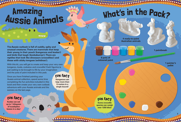 Book & Kit - Paint Your Own Australian Animals