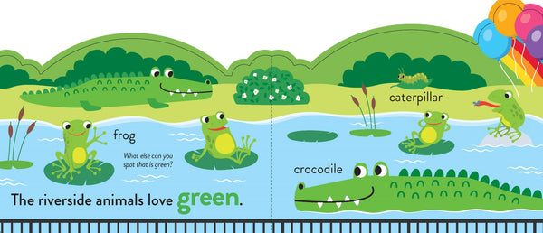 Chunky Scenes Board Book - My First Colours- At the Zoo
