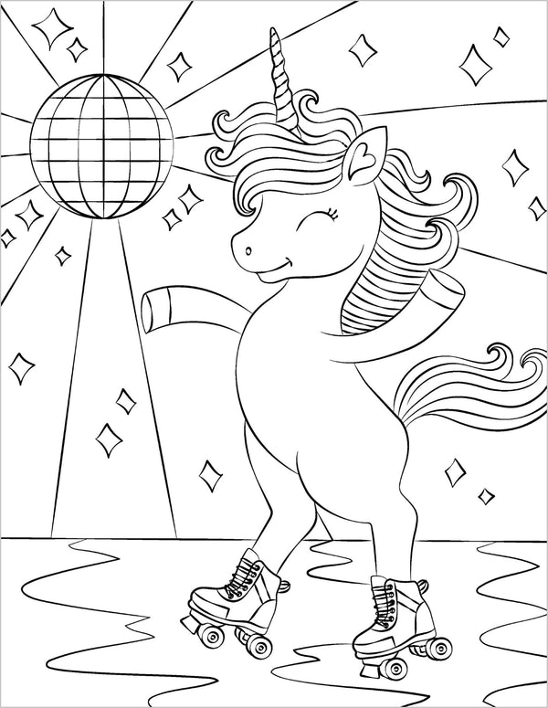Gem Art Colouring Book - Unicorn