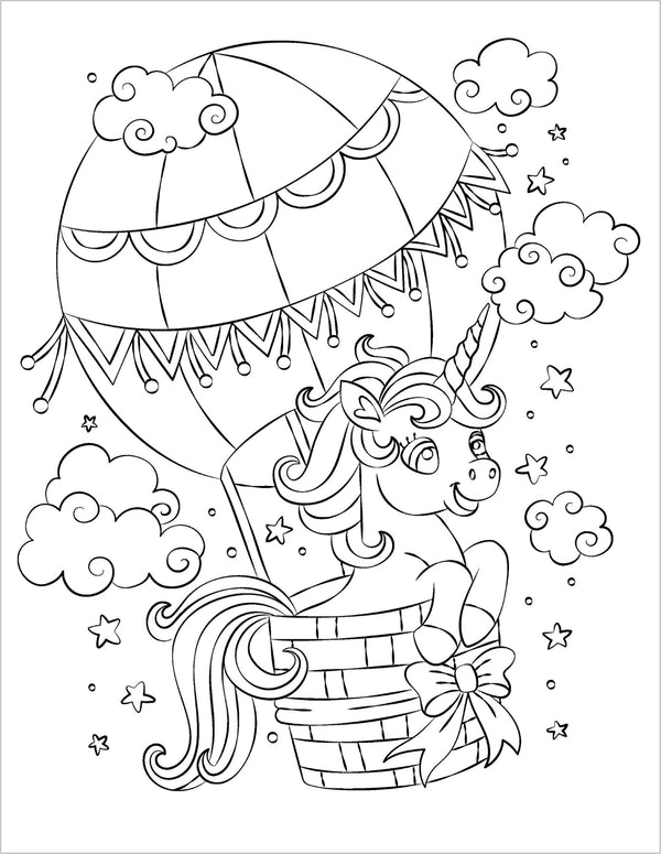 Gem Art Colouring Book - Unicorn
