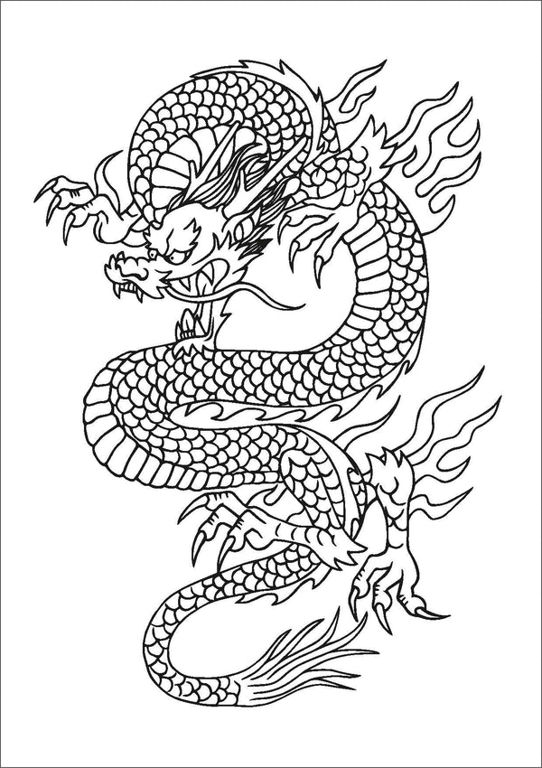 Mindful Colouring - Tattoo Design