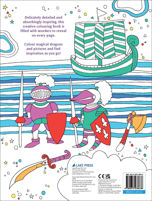 Mindful Colouring - Dragon Tales