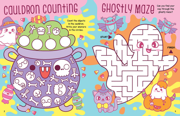 Bubble Sticker Activity Book - Trick or Treat