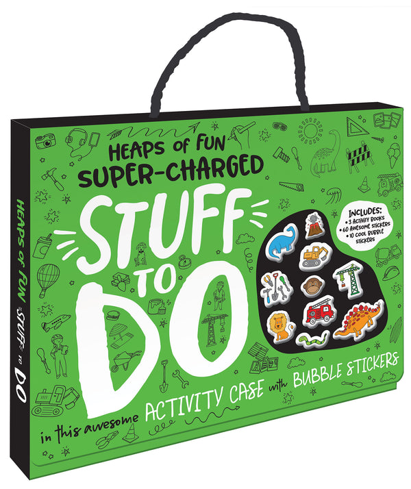 Heaps of Fun Super-Charged Stuff to Do - Bubble Sticker Activity Case