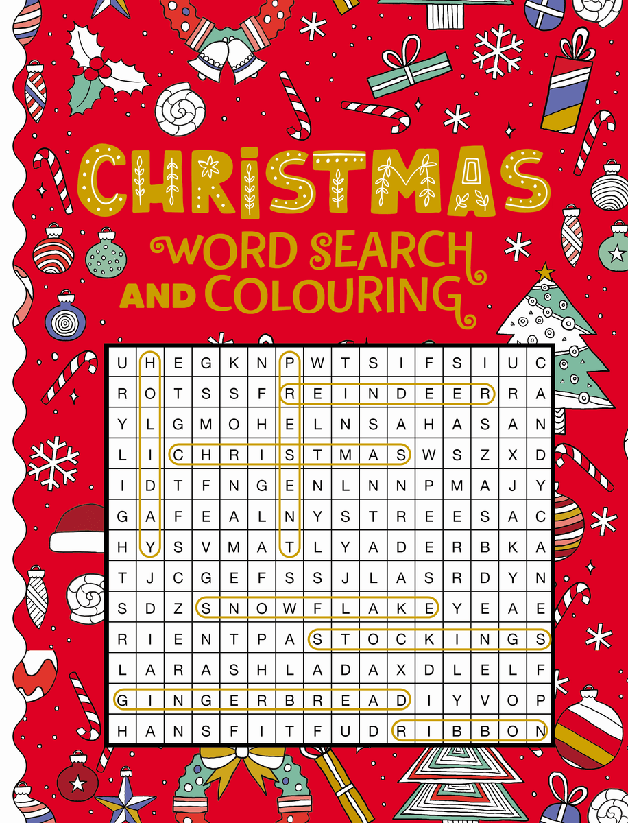 Christmas - Word Search Puzzles and Colouring