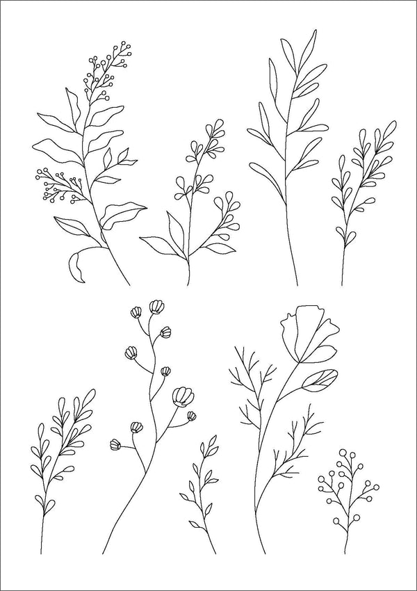 Mindful Colouring - Tattoo Design