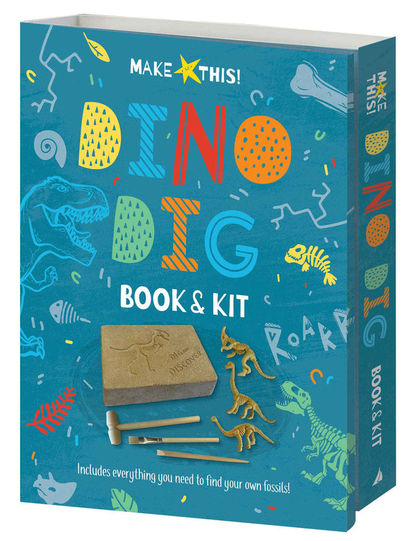 Book & Kit - Make This! Dino Dig