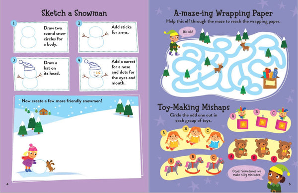 Santa & Friends Jingle Bell Craze Puffy Sticker Book