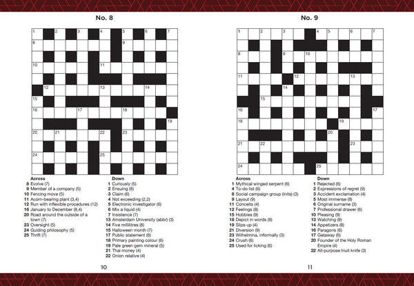 Puzzle Books: Crosswords