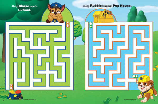 PAW Patrol - Activity Book - Legendary Mazes