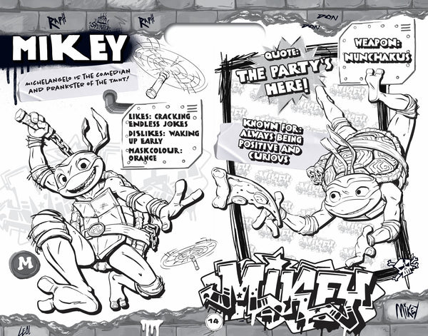 TMNT Mutant Mayhem - Giant Activity Pad