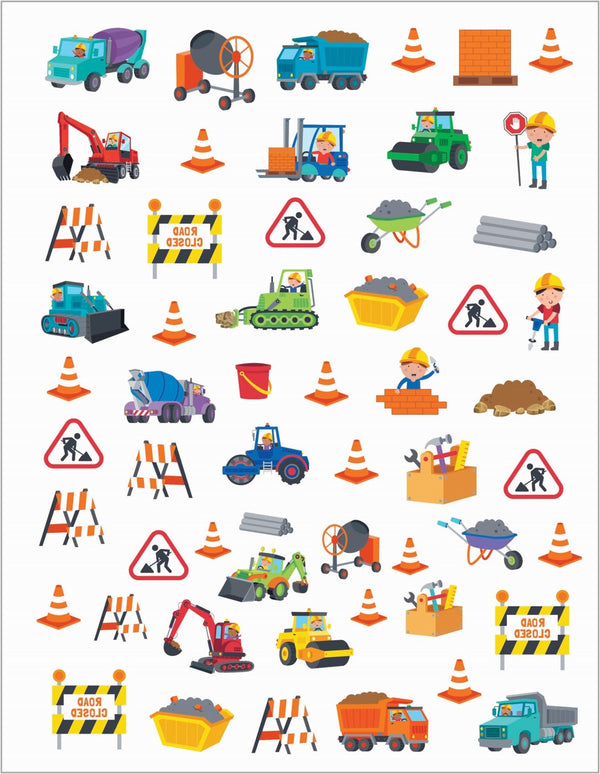 Trucks & Diggers - Tattoo Activity Book